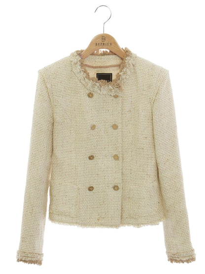 フォクシーブティック 27949 ジャケット 40 アイボリー レディツイード IT3OA19HEWDO