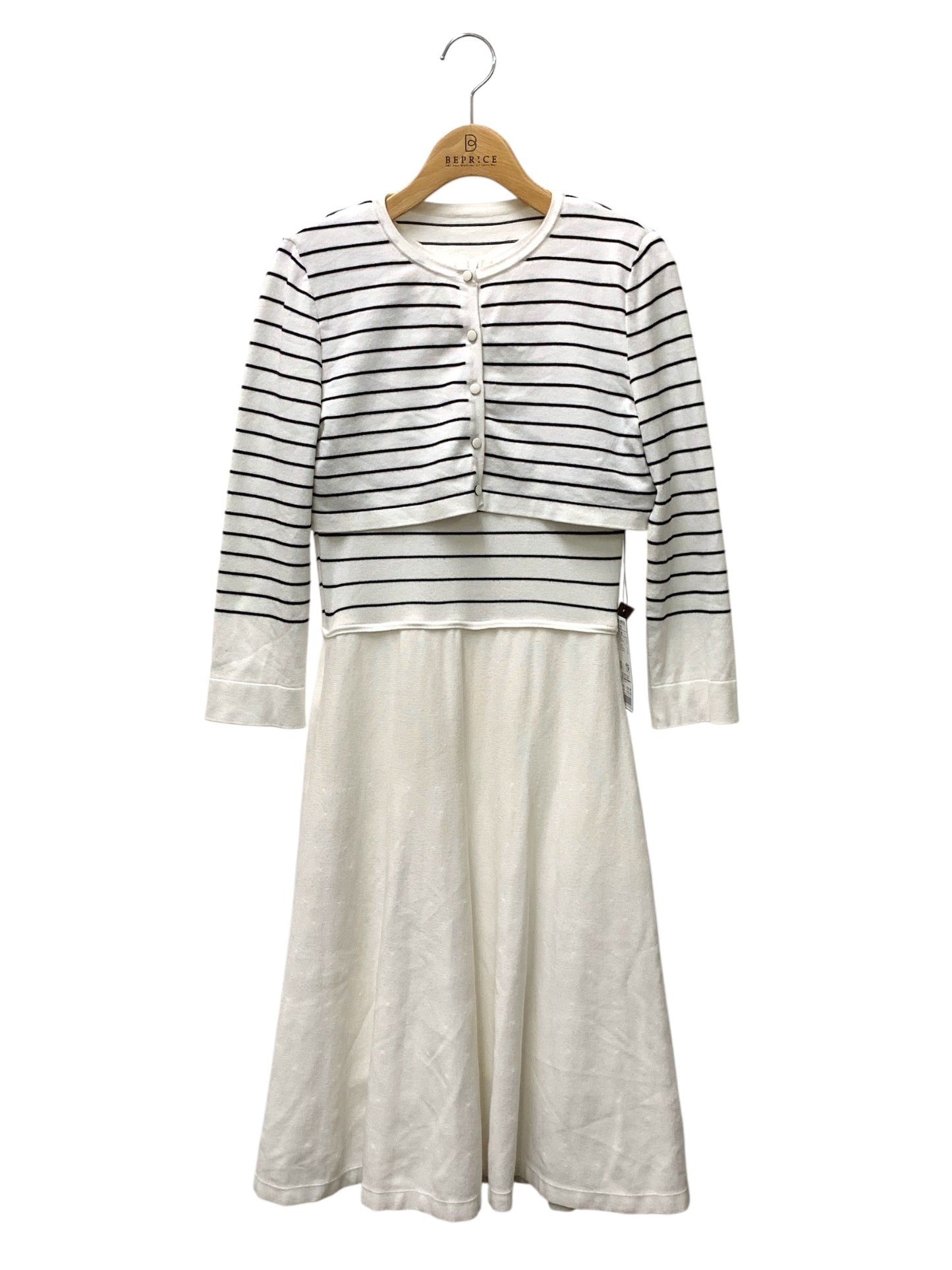 フォクシーブティック Knit Suit Riviera 35618 ワンピース 40 ホワイト ITRCIFQXH3I4