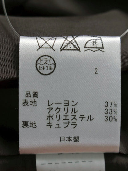 トッカ JKTOGA0220 ジャケット 0 ブラック ノーカラー　刺繍 ITC70MZ498L8