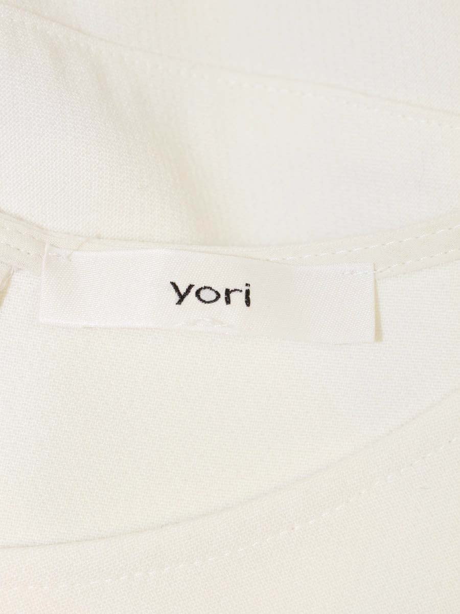 ヨリ YR2121-119AW カットソー 38 アイボリー ペプラム ITZEFCTC9U6G