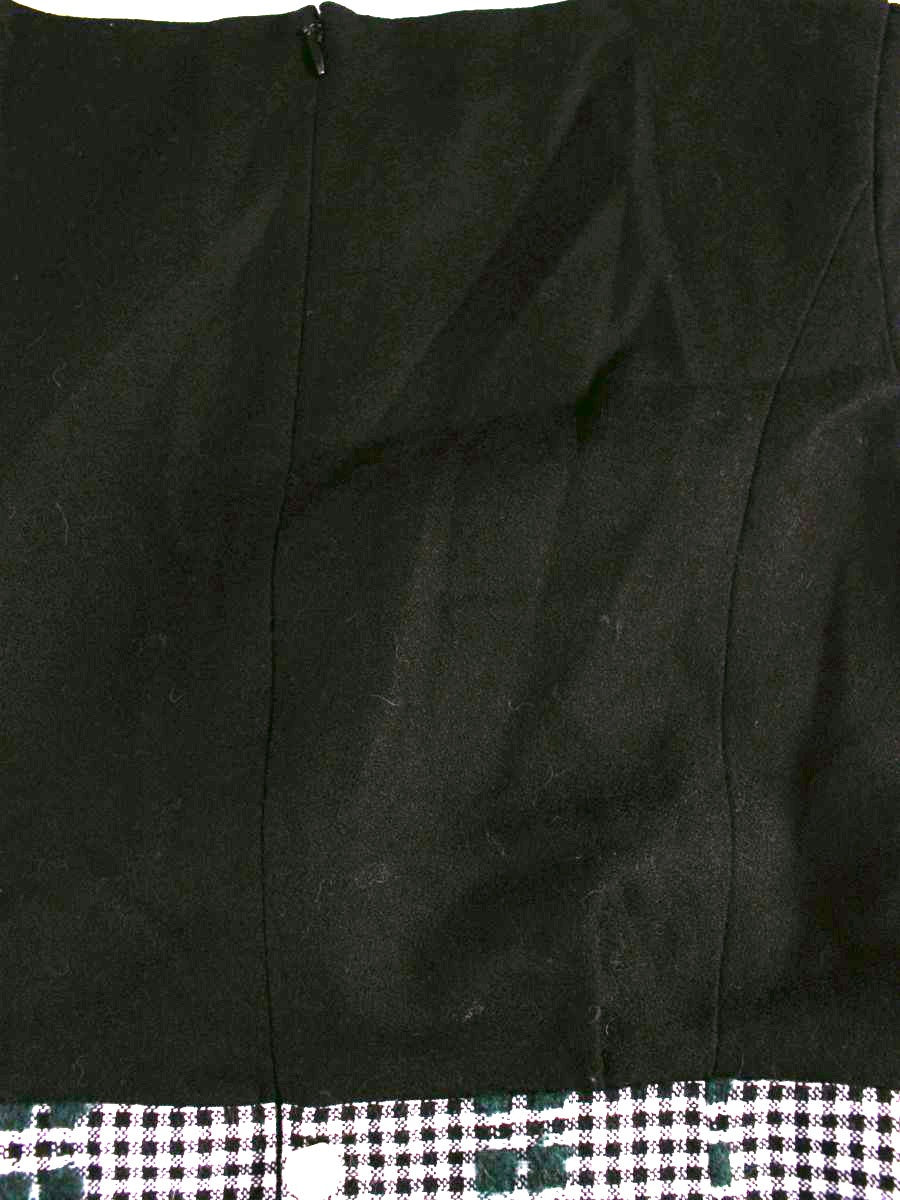 トッカ OPTOKW0450 ワンピース 2 ブラック 素材切替 千鳥柄 ITKDYM9UYBNQ