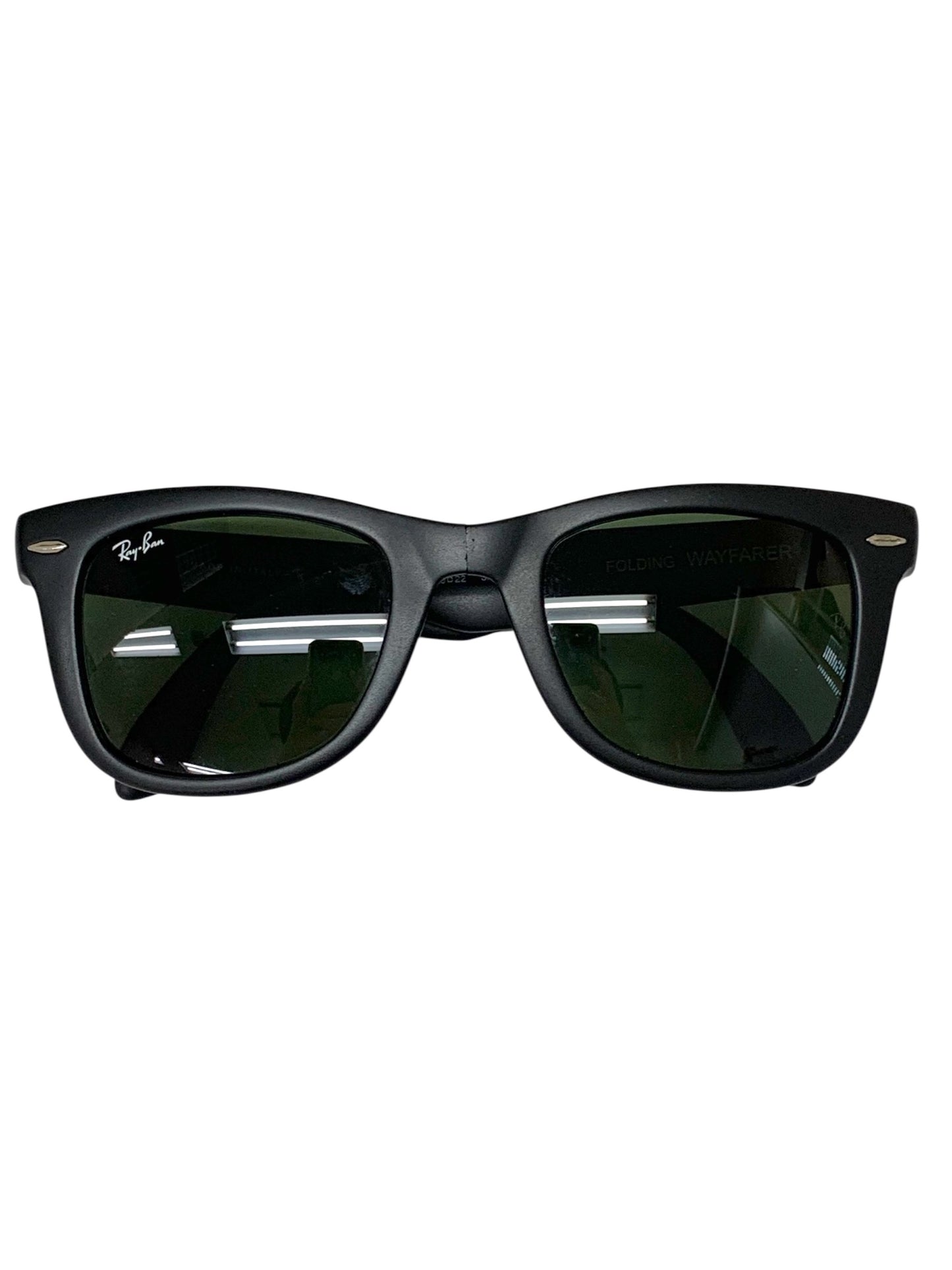 レイバン Wayfarer Folding RE4105 サングラス ブラック セルフレーム フルリム ウェリントン ITF8P2YCJEXC