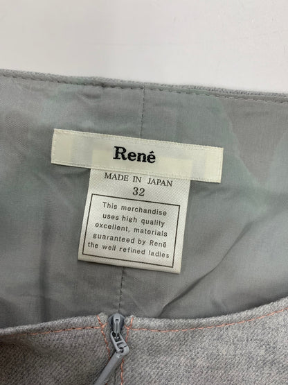 ルネ 6736250 ワンピース 32 グレー ノースリーブ ステッチ ITMAUOZLQUQG 【SALE】