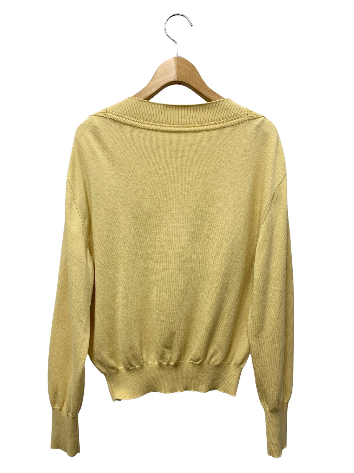 フォクシーブティック Knit Top Lunetta 42614 ニット 40 イエロー ウール シルク IT1ZF9STTH8O フォクシーブティック Knit Top Lunetta 42614 ニット 40 イエロー