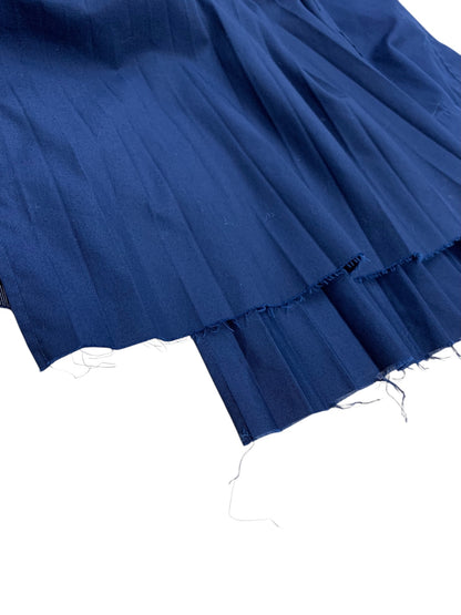 サカイ 19-04299 プルオーバーシャツ 2 ネイビー プリーツ ITH56V2A0C36