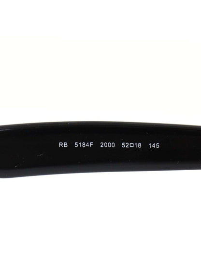 レイバン RB5184F メガネ ブラック セルフレーム フルリム ITHWQL4N1ZUG