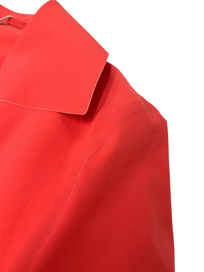 ヘルノ IM0035D 19289 6012 ステンカラーコート 42 レッド ナイロン IT0MC881M434