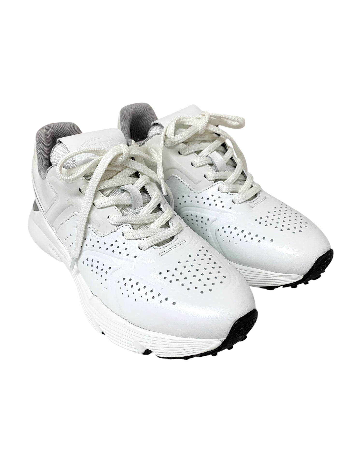 トッズ スニーカー 36.5 ホワイト パンチング IT05ZLT63BH8