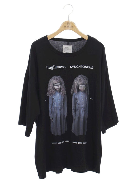 シャリーフ SH-1931D 1 ブラック fragileness SYNCHRONOUS 双子ビッグTシャツ IT5TRR1E6WD2