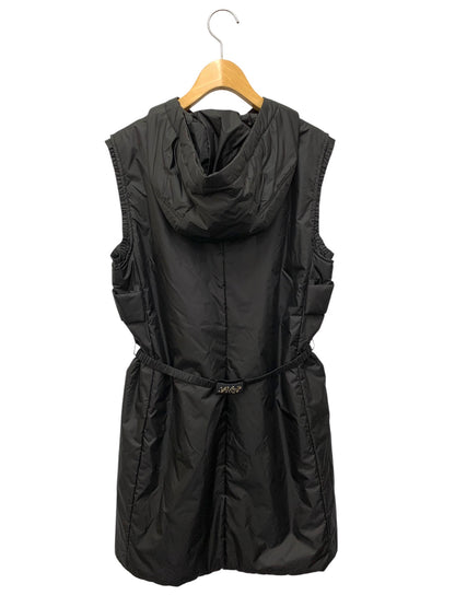 エスマックスマーラ TIMELESS VEST 91560148 ベスト 44 ブラック ロング 中綿 IT99QHKTDOEC