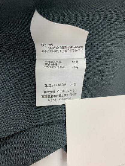 132 5. イッセイミヤケ IL23FJ332 カットソー 3 グリーン ドレープ ITTB4N84DI5A