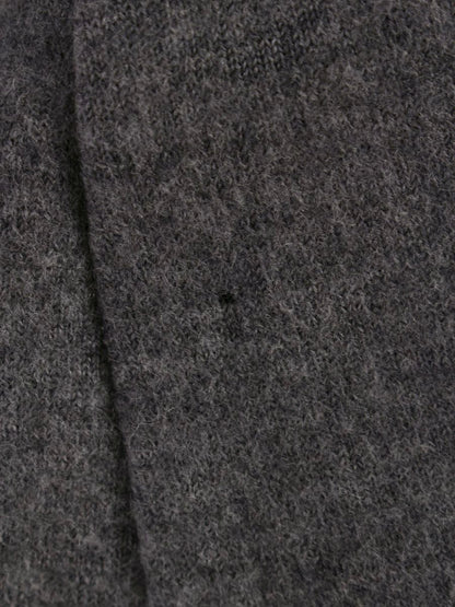 トゥービーシック W7F08-634-07 ワンピースコート 46 グレー ニット フリル IT2UVYED1S6A