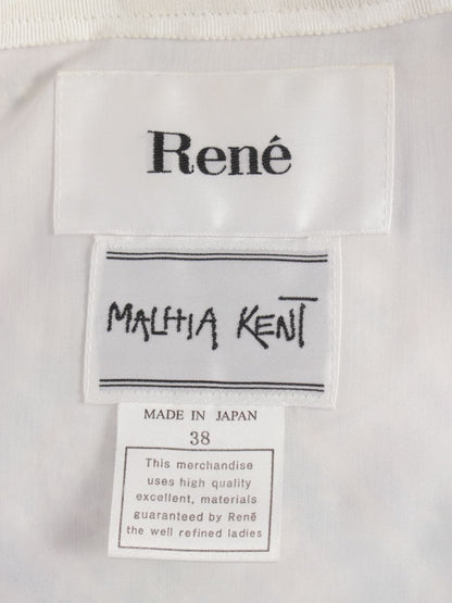 ルネ 6913400 ジャケット 38 ブルー/マルチカラー MALHIA KENTマリアケント社製素材 ツイード ITT9SZFZY15W