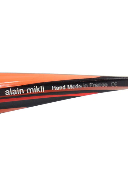 アランミクリ A0506 44 メガネ レッド セルフレーム フルリム スクエア IT6DHIVN4NUO