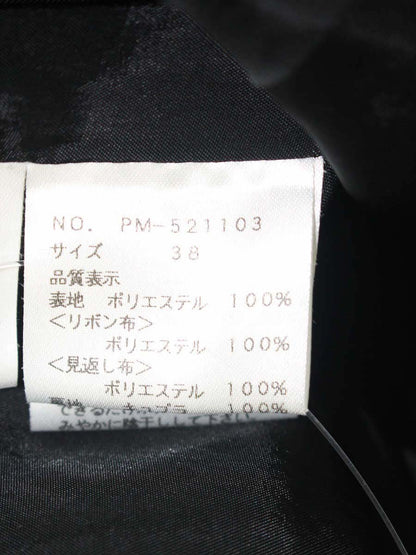 エムズグレイシー 521103 ワンピース 38 ブラック フラワー アイコンモチーフ ITTTL6M4LLCM
