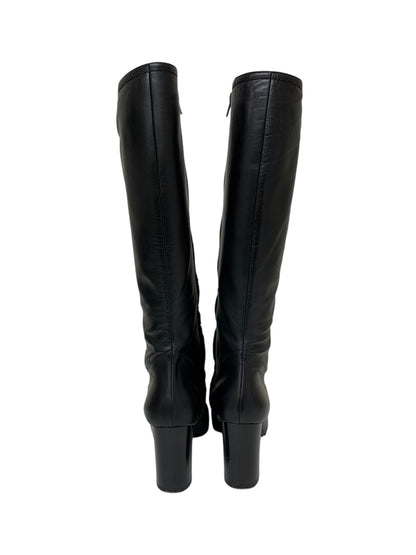 マックスマーラ ブーツ 37 ブラック ラウンドトゥ サイドジップ ITSOM4PDEUV4 【SALE】