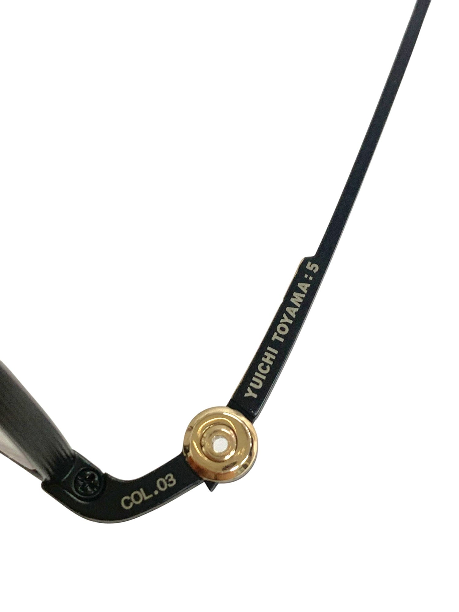 ユウイチトヤマ YUICHI TOYAMA:5 メガネ THE ANGEL ブラック メタル