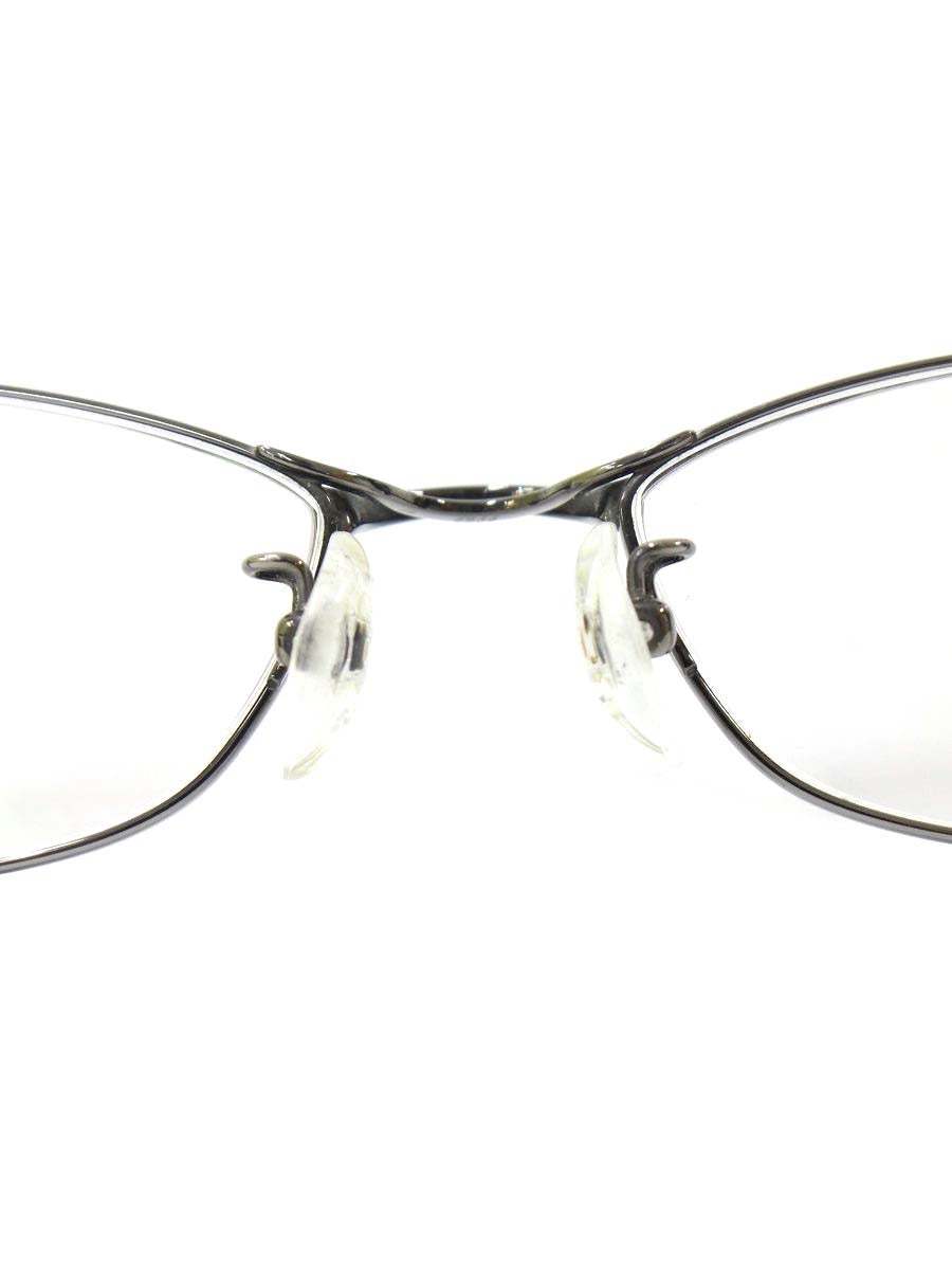 フォーナインズ S-620T メガネ メタルシルバー/ライトブラウン メタルフレーム フルリム スクエア ITKFOHS7WFFU