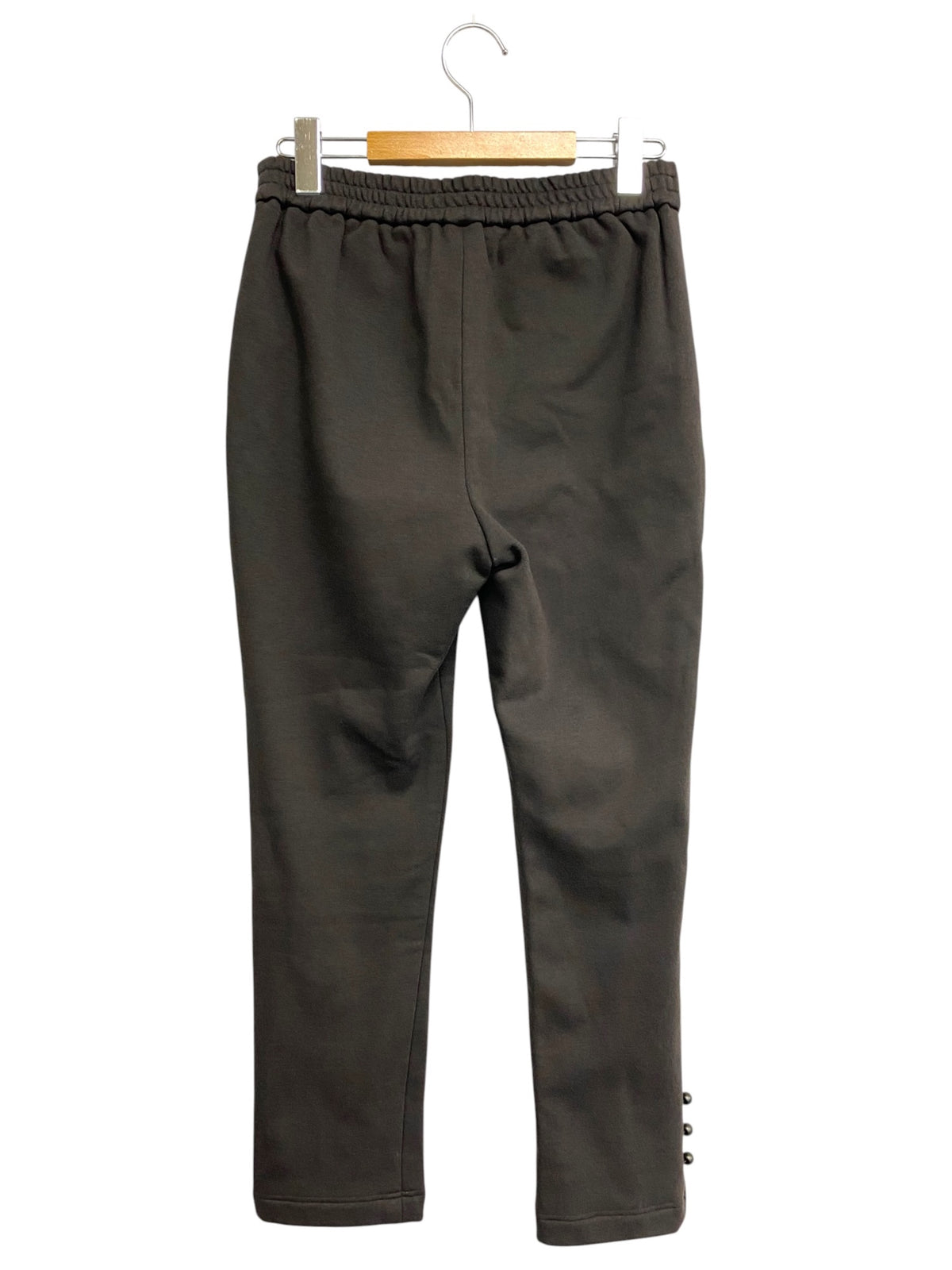 エムズグレイシー 016507 パンツ 38 チャコールグレー ストレッチ ITYM4YD3K3C4