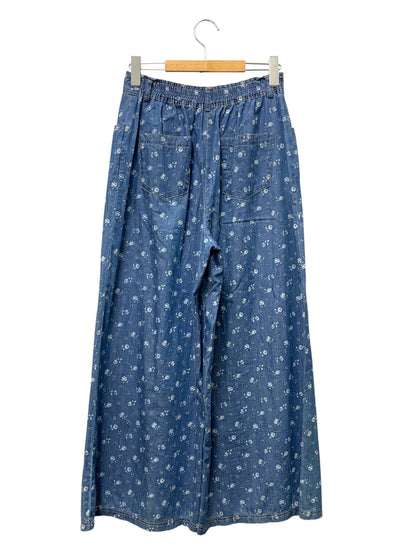 エムズグレイシー ボタニカルデニムパンツ 516312 38 ブルー ITZ9R82129L8
