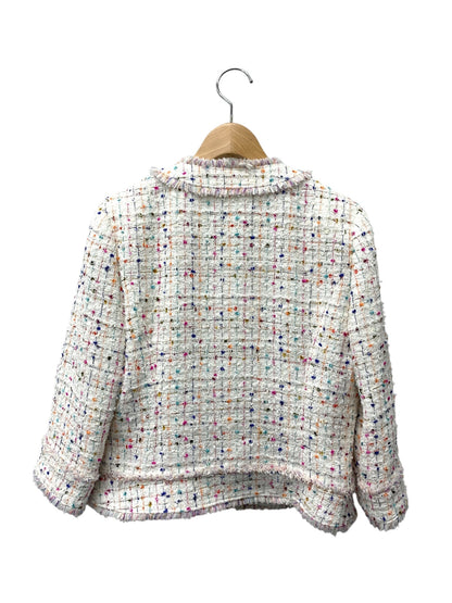 ミスアシダ マルチカラーサマーツィードジャケット CJ3602 9 ホワイト ‘24 IT4Z6MKT69BW 【SALE】