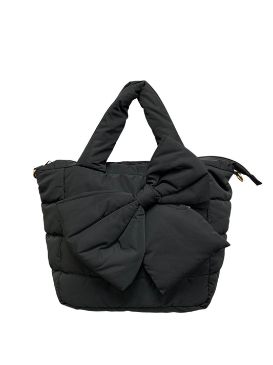 エムズグレイシー 中綿入りリボンバッグ 594527 ハンドバッグ ブラック ITZKIJQZJM32