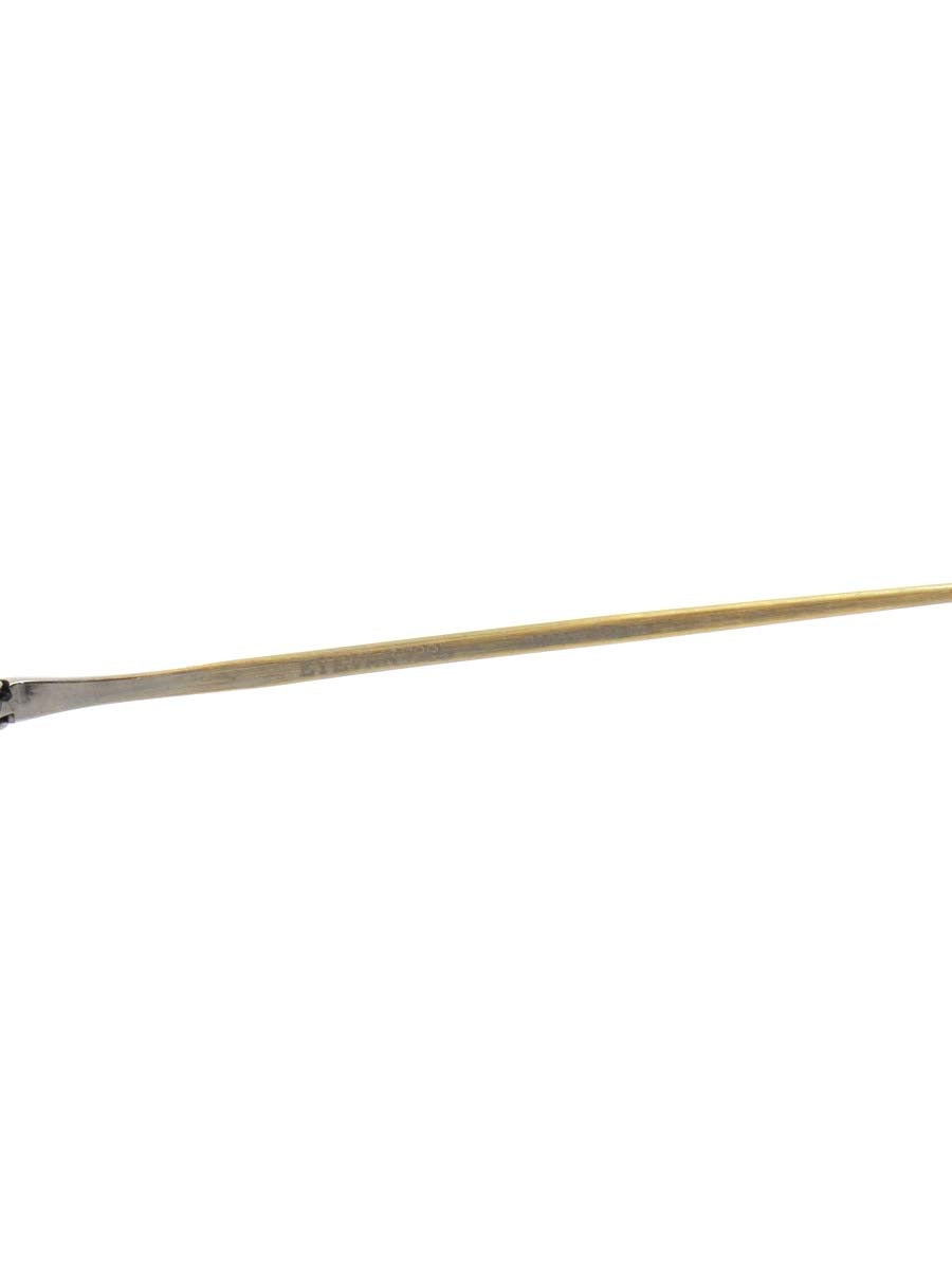 アイヴァン7285 1003 メガネ EV DEMI2/ANTIQUE GOLD コンビフレーム ナイロール オーバルシェイプ ITS6NHDIFL9B