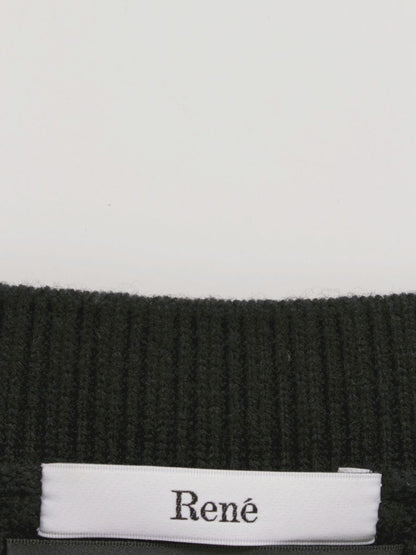 ルネ  René Limited Edition  6242920  カーディガン 34 ブラック  ロング パール ウール ITPR9GHV8Q6S