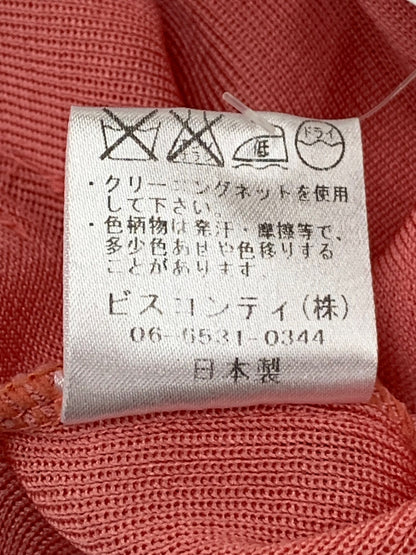 ギャラリービスコンティ 1112121 カーディガン 2 ピンク カメリアボタン バックリボン IT9RURNNQQ2Q