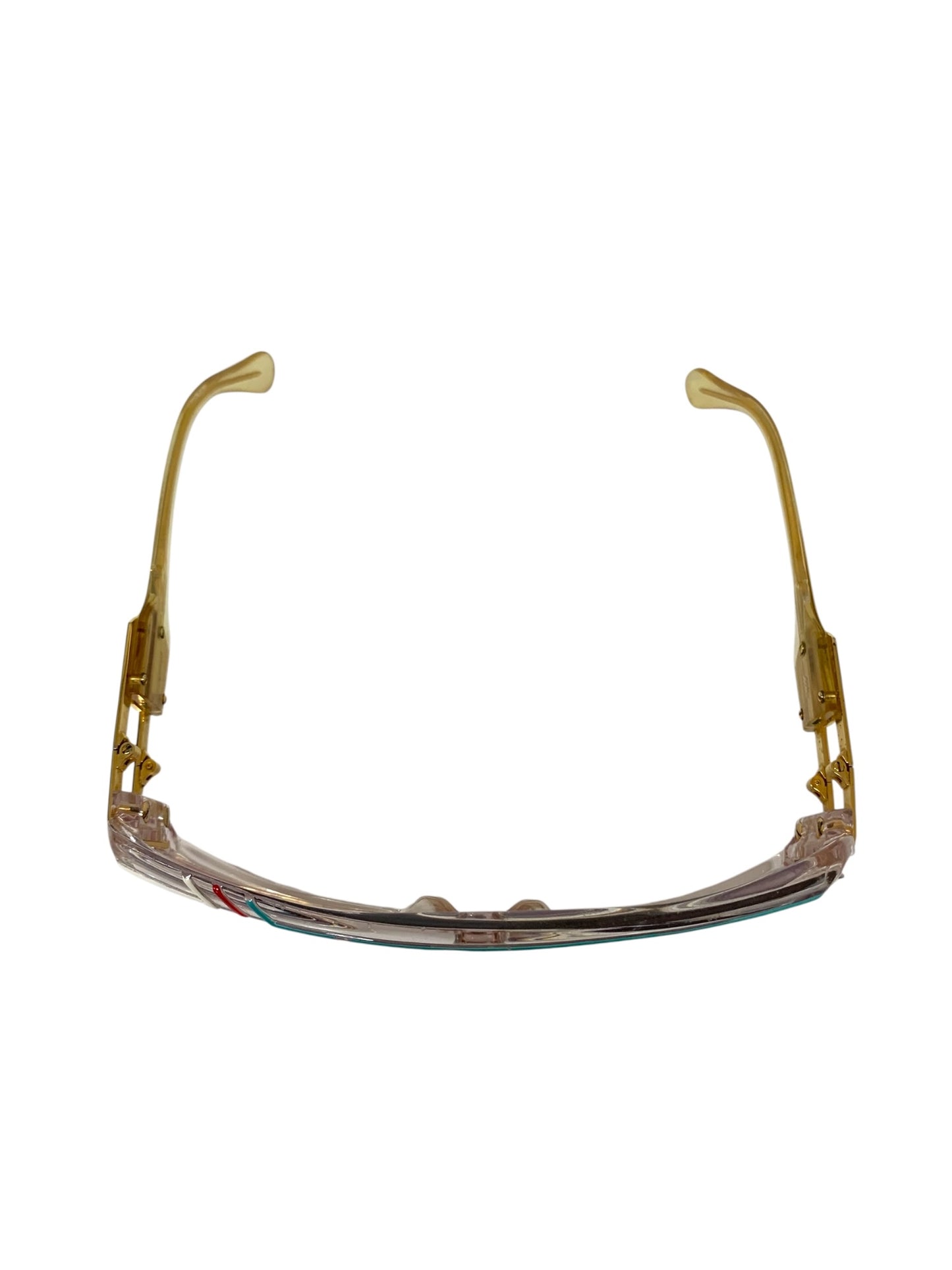 カザール MOD.858 サングラス 透明 セルフレーム ハーフリム（ナイロール）ウェリントン ITPYBX0S7PIC