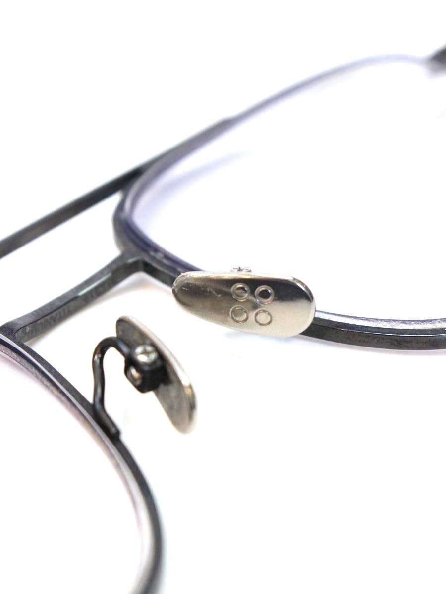 イエローズプラス 別注 GORDON Optical メガネ ブラック メタルフレーム フルリム スクエアシェイプ ITPTHZKNVTG6