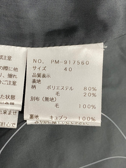 エムズグレイシー Check Skirt 917560 スカート 40 イエロー チェック ラップ IT7WD6UCMMZQ