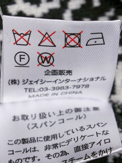 スーパービューティー ワンピース 42 ブラック ニット パール ラインストーン IT0WVSQO6OPA