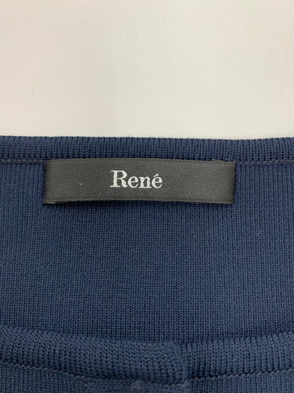 ルネ 5412050 カーディガン 38 ネイビー ラインストーンボタン IT8FC1V4SOM6