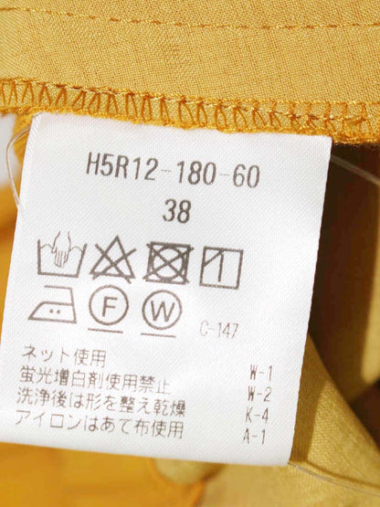 マッキントッシュフィロソフィー DRY OXFORD テーパードパンツ 38 イエロー IT5WQ9X1VFMA