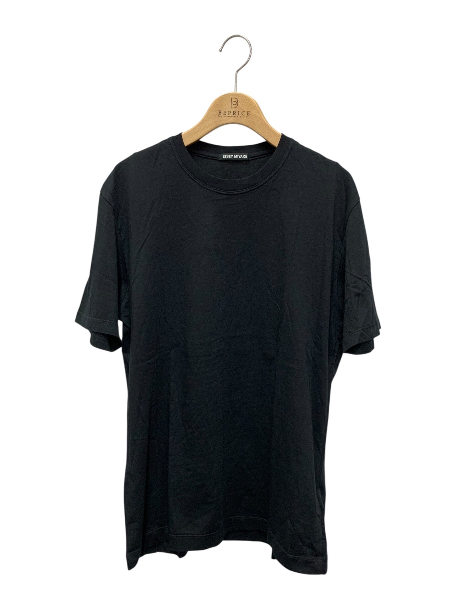 イッセイミヤケ ME13JK002 Tシャツ 2 ブラック クルーネック ITSV3TF2D83K