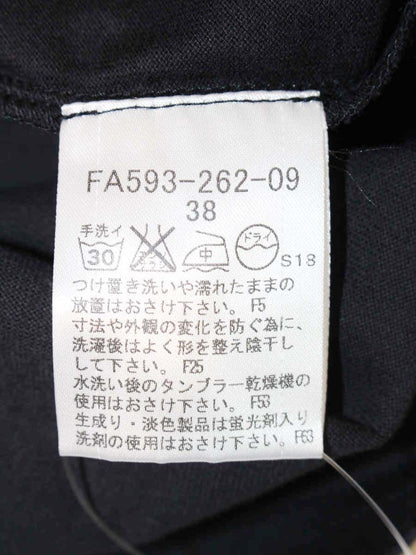 バーバリーブルーレーベル FA593-262-09 Tシャツ 38 ブラック ロゴ ITR3A1QY6OE6