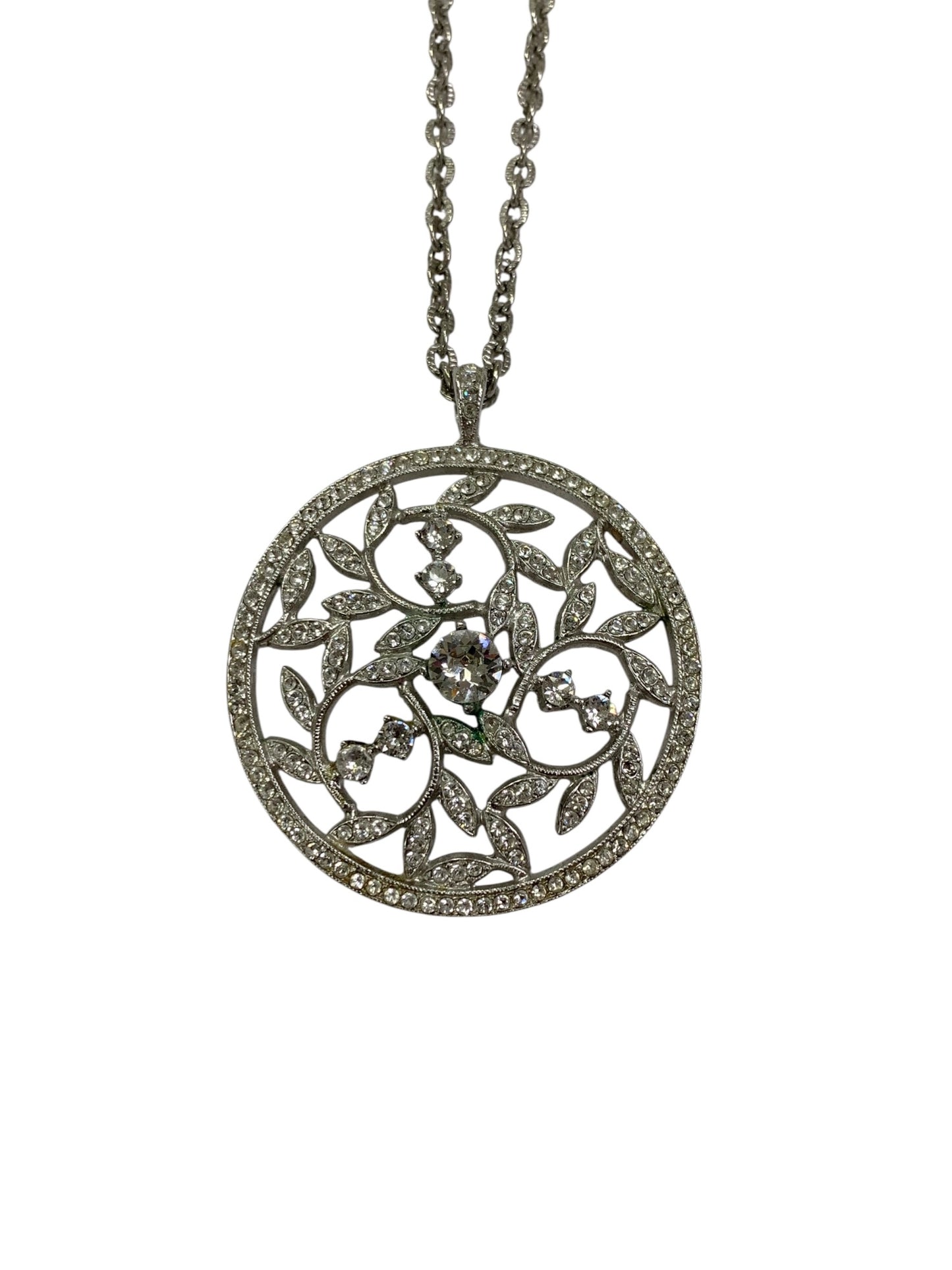 フォクシーブティック NECKLACE CRYSTAL MOON 25772 ネックレス シルバー ITMVJG2NBHU6