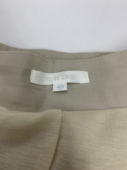 トゥービーシック W5S63-135-40 スカート 40 ベージュ ウエストベルト レース ITRCJNLT9OGM