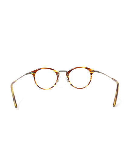 増永眼鏡 GMS-805 メガネ ブラウン/アンティークゴールド コンビフレーム チタン IT5IITFD9009