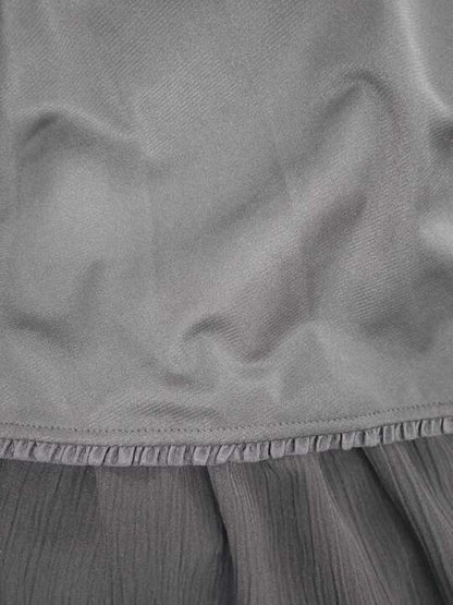 デイジーリン Daisy Frill Skirt 06836 スカート 42 ブラック タックフレア ITZ3QWFV8S6G