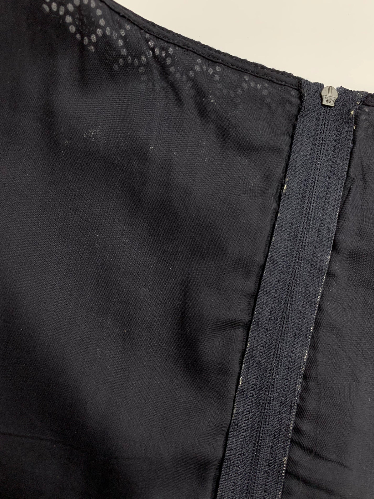 フォクシーブティック Dress Cerisier 43374 ワンピース 40 ネイビー アイレットレース刺繍 ITDWMO21PIGL