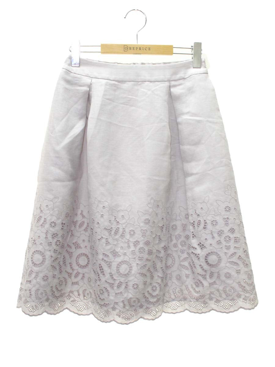 トゥービーシック W5S19-171-06 スカート 40 グレー カットワーク ITRCN4BHT4PW 【SALE】