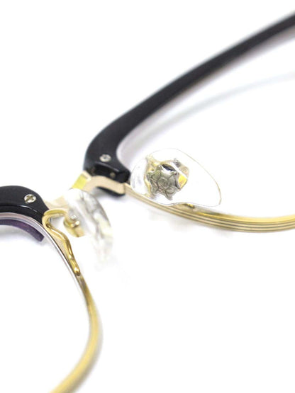 フォーナインズ M-16 メガネ ブラック チタンフレーム フルリム ブロー IT8R71IJ5HO4