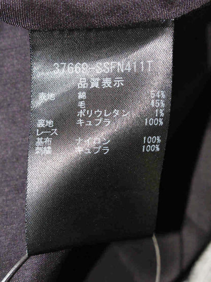 フォクシーブティック Skirt French Chic 37669 スカート 42 ネイビー タックフレア ITHRJGN4MFFC