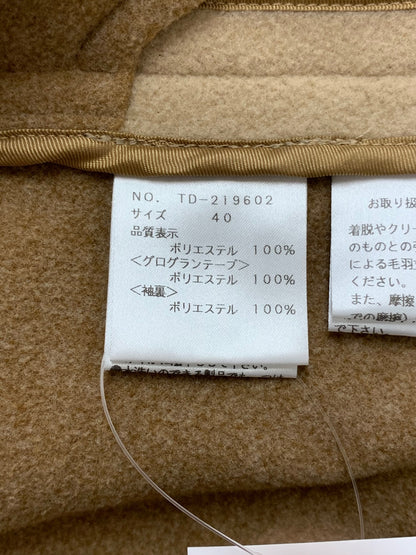 エムズグレイシー 219602 コート 40 ブラウン ノーカラー 袖リボン IT78JYUJ1NPE 【SALE】