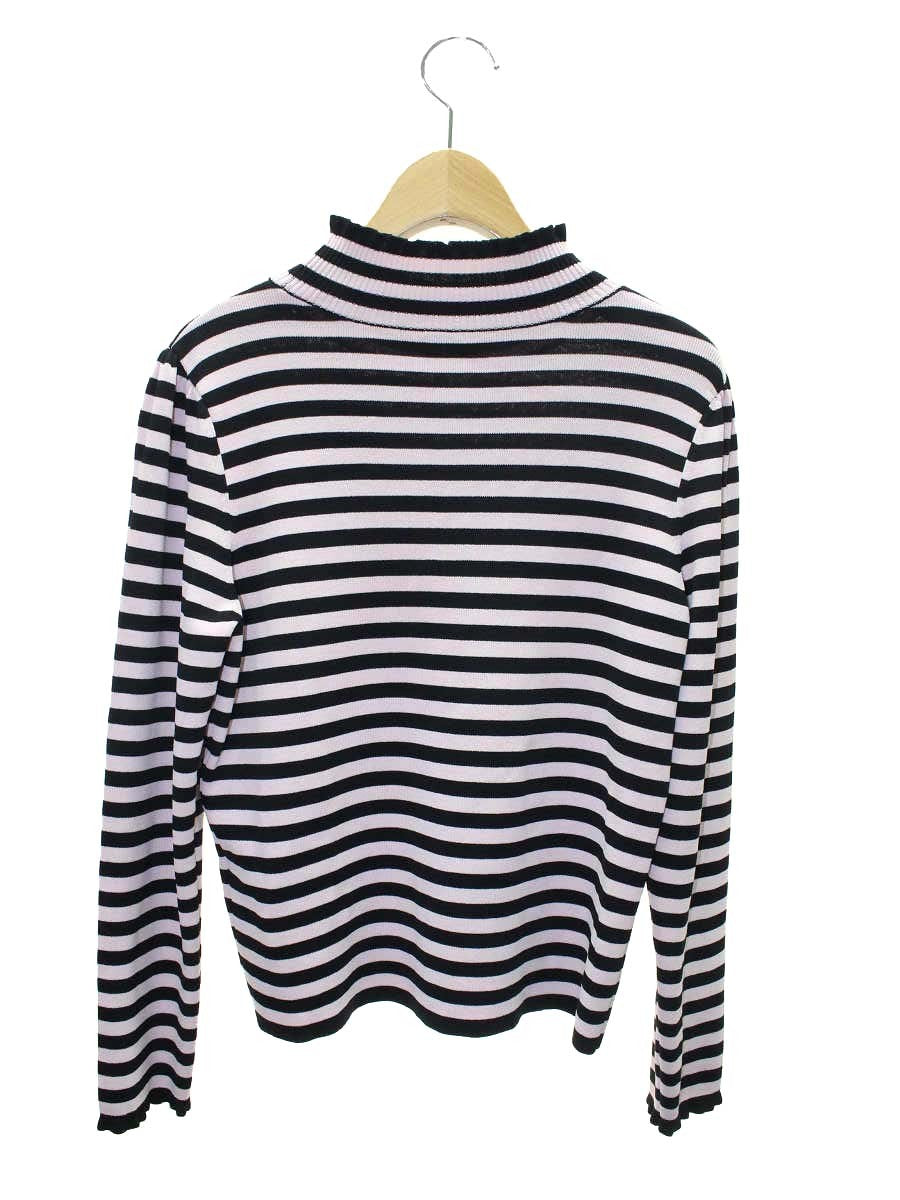 トゥービーシック W5N06-441-14 ニット 40 ピンク ボーダー ギャザー ITO8LM4CO91W