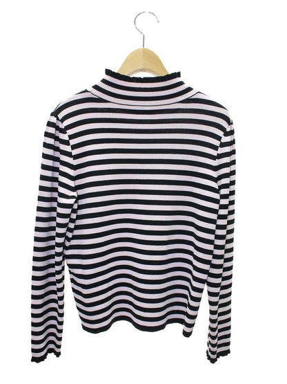 トゥービーシック W5N06-441-14 ニット 40 ピンク ボーダー ギャザー ITO8LM4CO91W