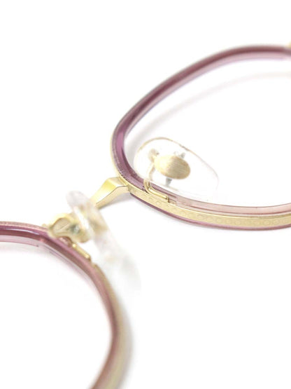 グラストリーイカラ YUCCA メガネ ゴールド/ パープル IT7SBYQCRNHG