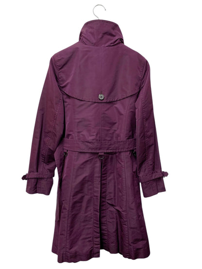 バーバリーロンドン FR368-785-36 ライナー付スタンドカラーコート 38 パープル ITUZHWFN6VKK